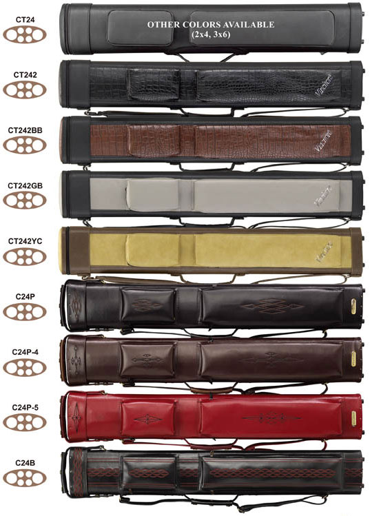 Leather cue cases