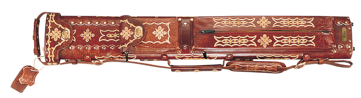 Leather Cue Case Corner Protectors By Cue & Case Man - Made In UK - Set For Enhancing/Protecting